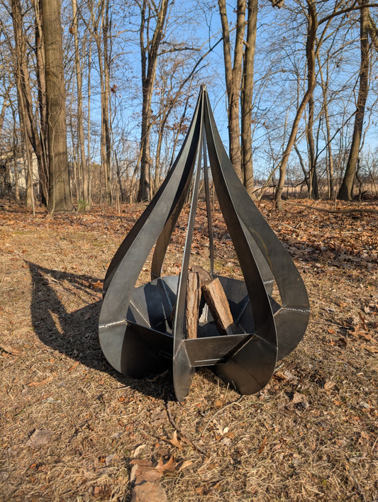 "Flower Bud" Fire Pit
