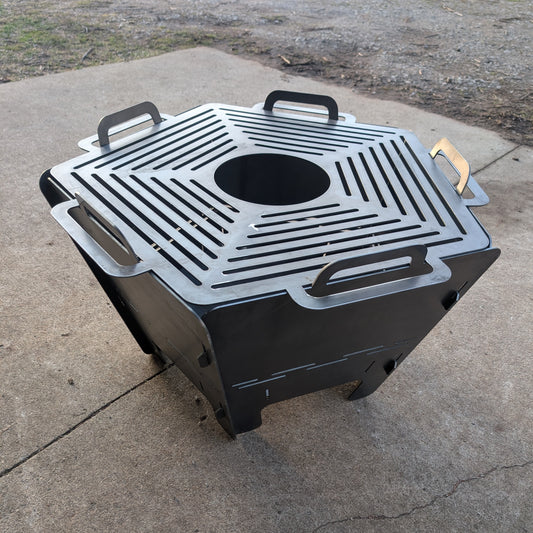 Collapsible Pentagon Firepit