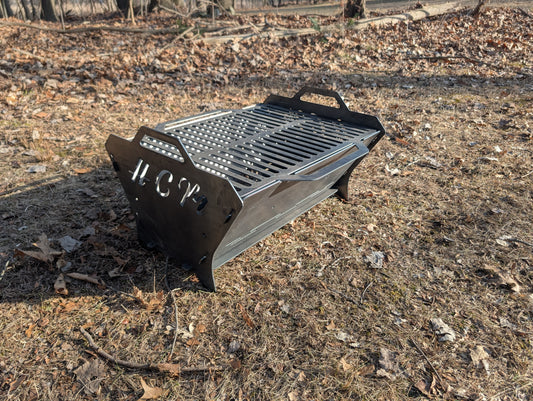 The Travel Collapsible Firepit & Grill