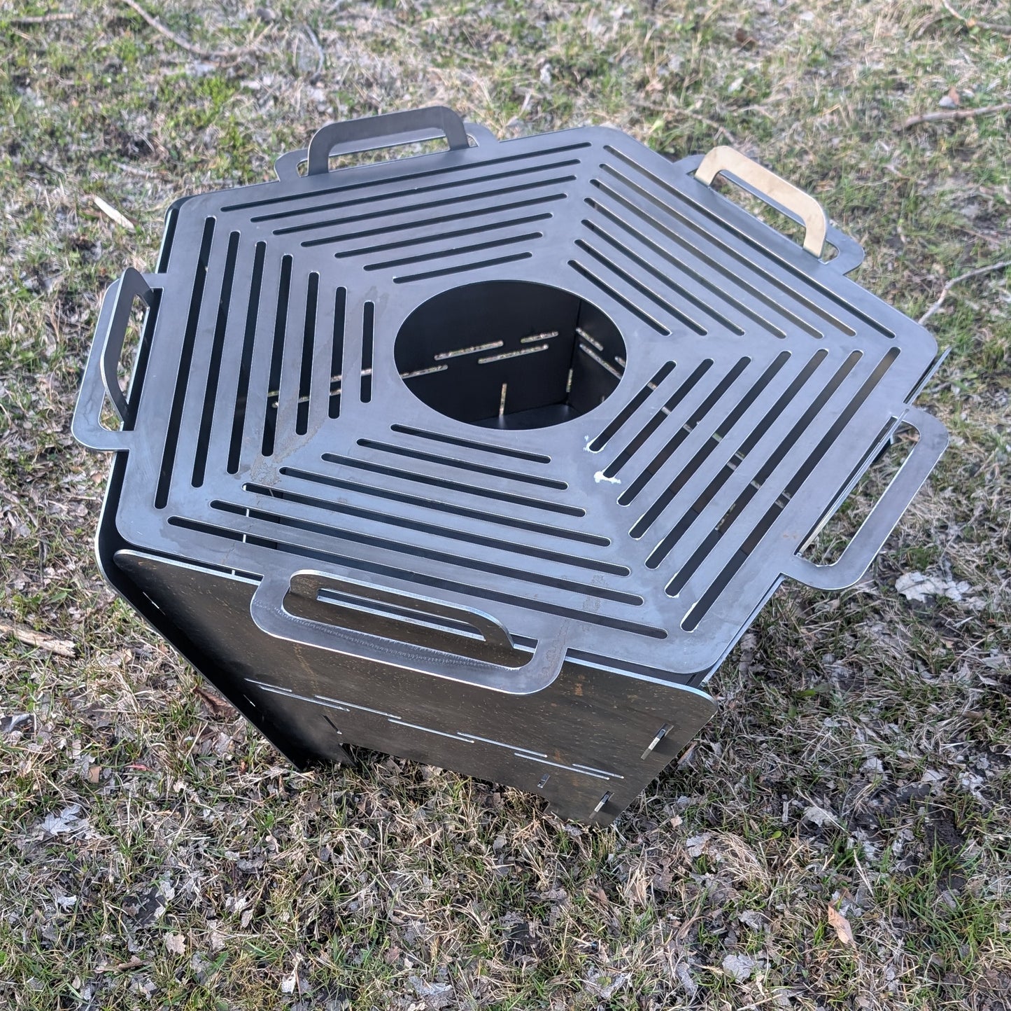Collapsible Pentagon Firepit