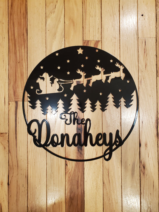 Custom Santa Sign