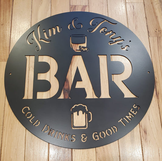 Round Bar Sign